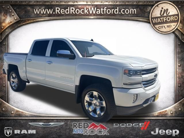 White (Iridescent Pearl Tricoat) 2017 Chevrolet Silverado 1500 Pickup Truck Four-Wheel Drive 8-Speed Automatic Overdrive