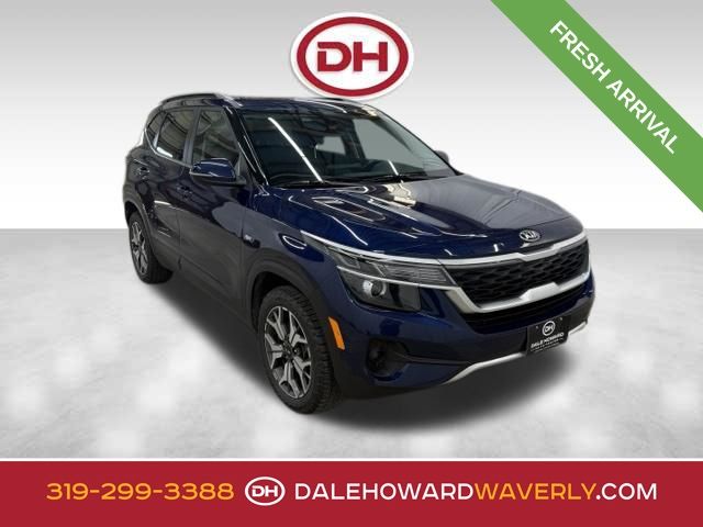 Dark Ocean Blue 2021 Kia Seltos SUV / Crossover All-Wheel Drive Continuously Variable Transmission