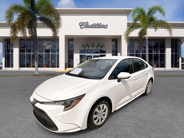 Super White 2021 Toyota Corolla Sedan Front-Wheel Drive Continuously Variable Transmission