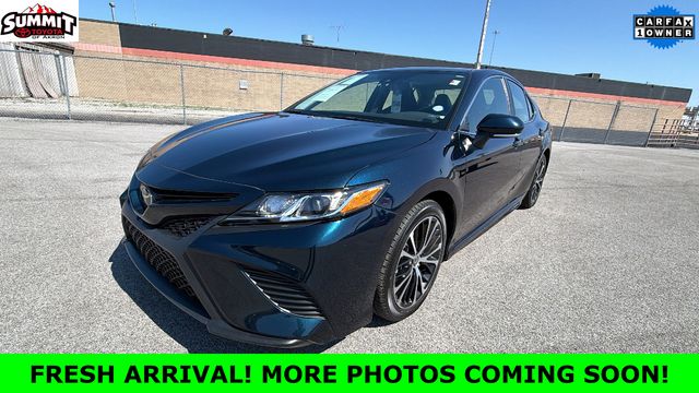 Teal (Galactic Aqua Mica) 2020 Toyota Camry SE FWD Sedan Front-Wheel Drive 8-Speed Automatic