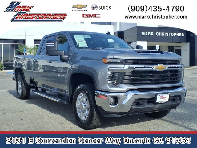 Sterling Gray Metallic 2025 Chevrolet Silverado 3500HD LT Crew Cab 4WD Pickup Truck Four-Wheel Drive Automatic
