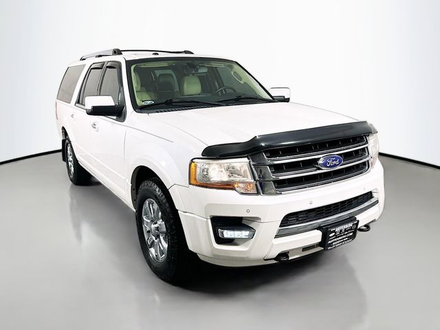 White Platinum Clearcoat Metallic 2015 Ford Expedition EL Limited 4WD SUV / Crossover Four-Wheel Drive 6-Speed Automatic