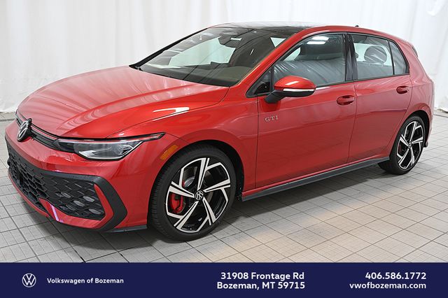 Red 2026 Volkswagen Golf GTI Hatchback Front-Wheel Drive 7-Speed Dual Clutch