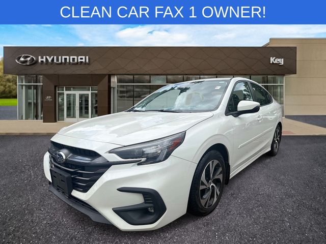 Crystal White Pearl 2024 Subaru Legacy Sedan All-Wheel Drive Continuously Variable Transmission