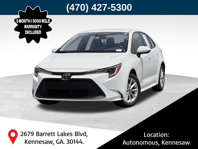 Super White 2021 Toyota Corolla Sedan Front-Wheel Drive Continuously Variable Transmission