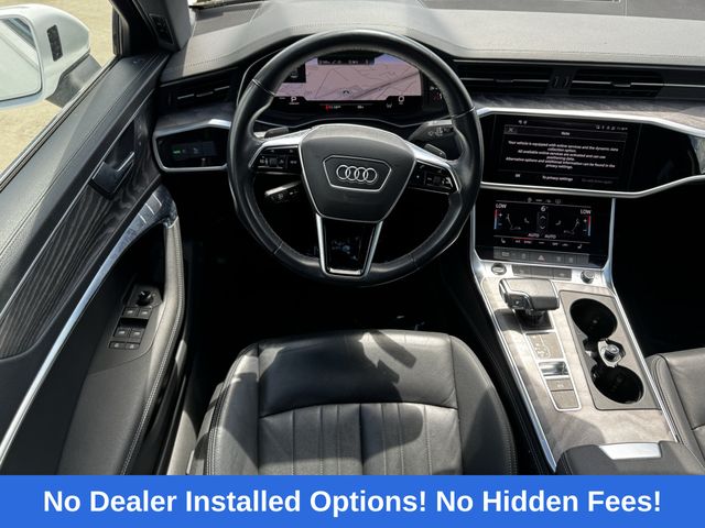 2024 Audi A6 45 Premium Plus White at DeMontrond Gulf Freeway