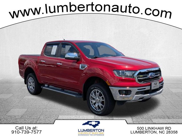 Red Metallic 2021 Ford Ranger Pickup Truck Four-Wheel Drive Automatic