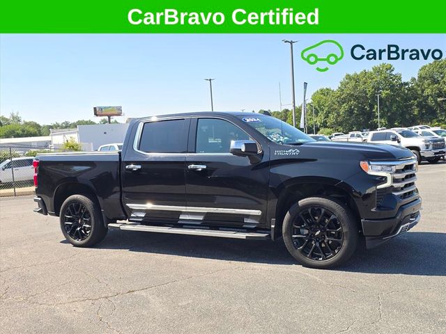 Black 2024 Chevrolet Silverado 1500 Pickup Truck Four-Wheel Drive Automatic