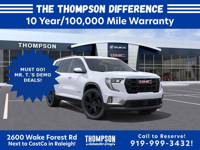 Summit White 2025 GMC Acadia Elevation FWD SUV / Crossover Front-Wheel Drive 8-Speed Automatic