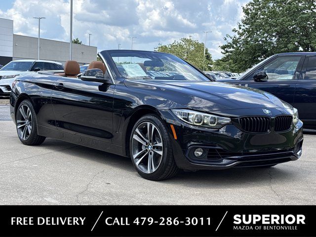Jet Black 2020 BMW 4 Series Convertible All-Wheel Drive 8-Speed Automatic