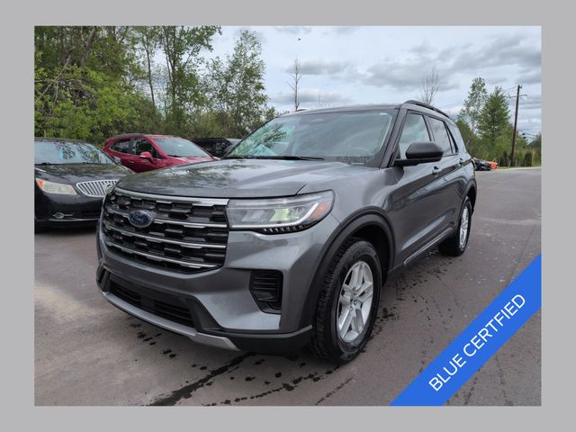 Gray Metallic 2025 Ford Explorer Active AWD SUV / Crossover All-Wheel Drive Automatic