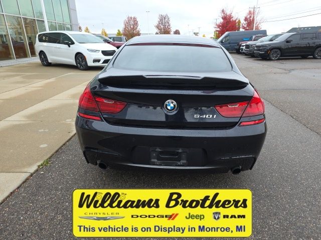 2013 BMW 6 Series 640i Gran Coupe - Carbon Black Metallic exterior view 6
