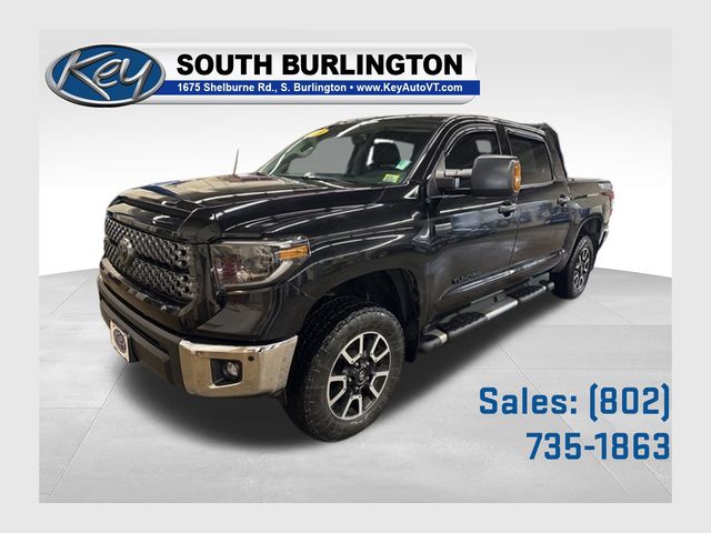 Midnight Black Metallic 2019 Toyota Tundra Limited CrewMax 5.7L 4WD Pickup Truck Four-Wheel Drive 6-Speed Automatic