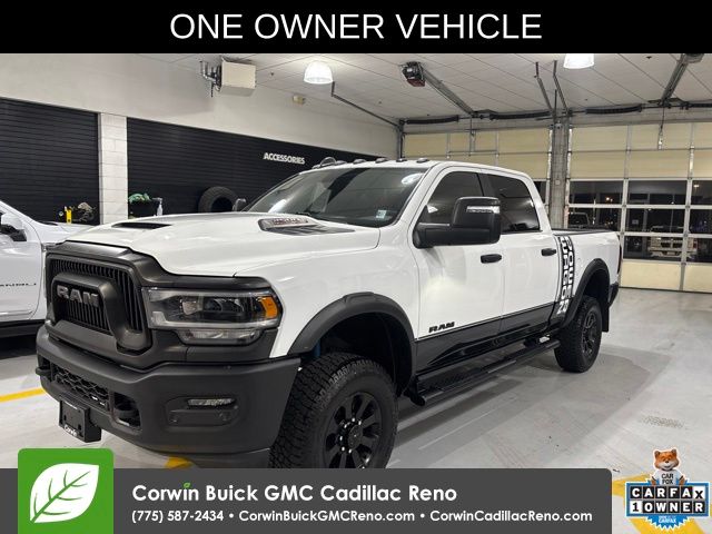 Bright White Clearcoat 2023 RAM 2500 Pickup Truck Four-Wheel Drive 8-Speed Automatic