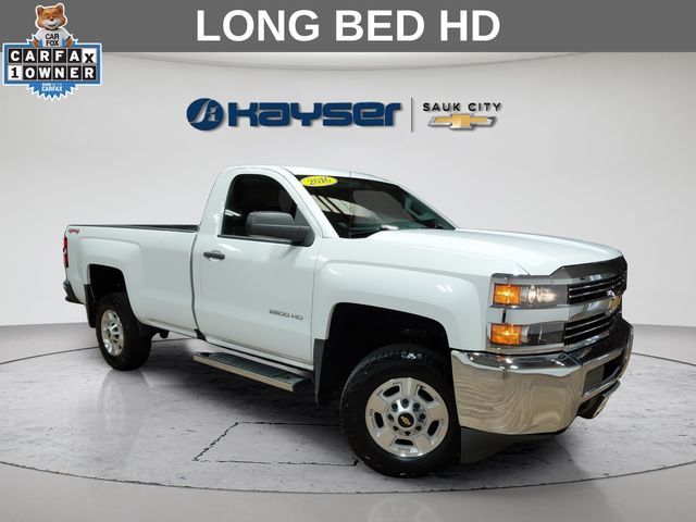 Summit White 2016 Chevrolet Silverado 2500HD Pickup Truck Four-Wheel Drive 6-Speed Automatic Overdrive