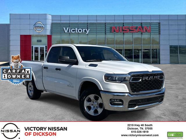 Bright White Clearcoat 2025 RAM 1500 Pickup Truck Four-Wheel Drive 8-Speed Automatic