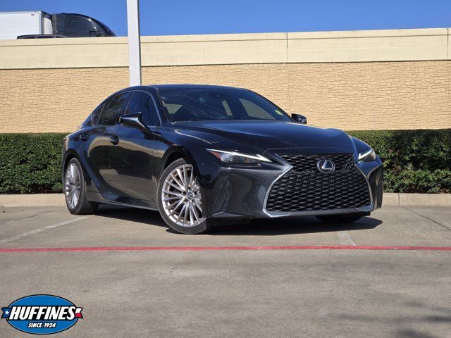 Black (Caviar) 2022 Lexus IS Sedan Rear-Wheel Drive 8-Speed Automatic