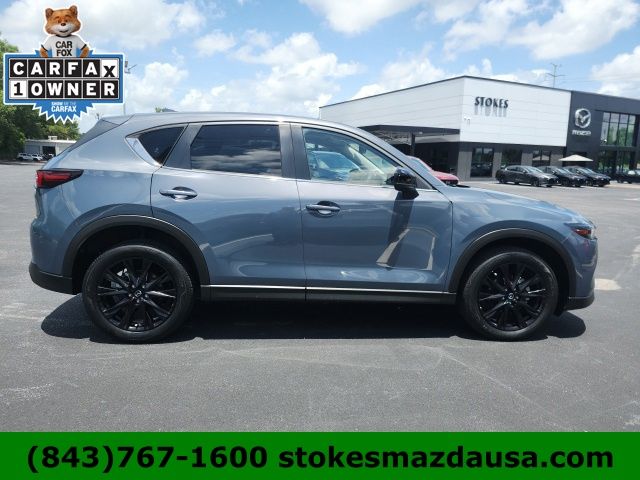 2022 Mazda CX-5 2.5 S Carbon Edition Gray at Stokes Mazda