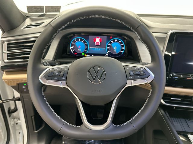 2026 Volkswagen Atlas Cross Sport 2.0T SE w/Technology White/off-white at Sutliff Volkswagen