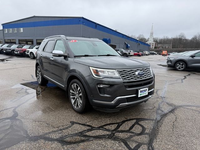 Gray (Magnetic) 2018 Ford Explorer Platinum AWD SUV / Crossover All-Wheel Drive 6-Speed Automatic