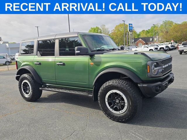 Eruption Green Metallic 2023 Ford Bronco Badlands Advanced 4-Door 4WD SUV / Crossover Four-Wheel Drive Automatic