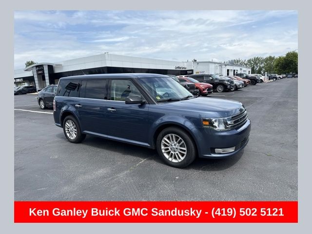Blue Metallic 2019 Ford Flex SEL AWD SUV / Crossover All-Wheel Drive Automatic