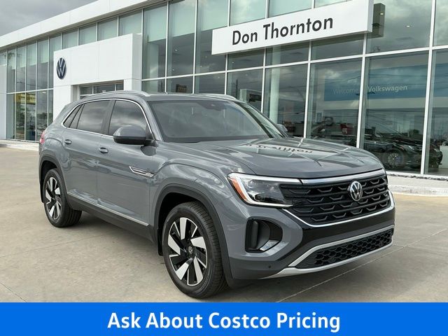 Pure Gray 2026 Volkswagen Atlas Cross Sport SUV / Crossover All-Wheel Drive 8-Speed Automatic