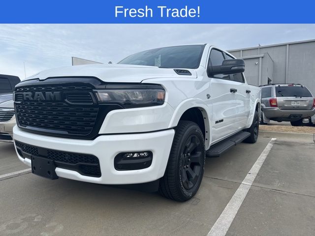 Bright White Clearcoat 2026 RAM 1500 Big Horn Crew Cab 4WD Pickup Truck Four-Wheel Drive 8-Speed Automatic