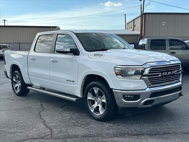 Bright White Clearcoat 2021 RAM 1500 Pickup Truck Four-Wheel Drive 8-Speed Automatic
