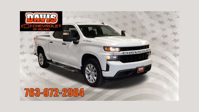 Summit White 2021 Chevrolet Silverado 1500 Pickup Truck Four-Wheel Drive 6-Speed Automatic Overdrive