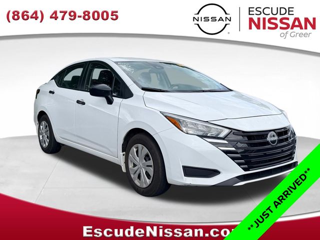 White (Fresh Powder) 2025 Nissan Versa S FWD Sedan Front-Wheel Drive Continuously Variable Transmission