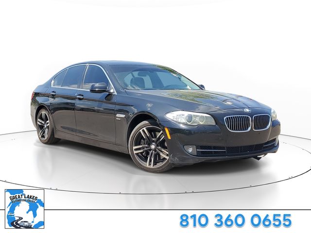 Black Sapphire Metallic 2011 BMW 5 Series Sedan All-Wheel Drive 8-Speed Automatic