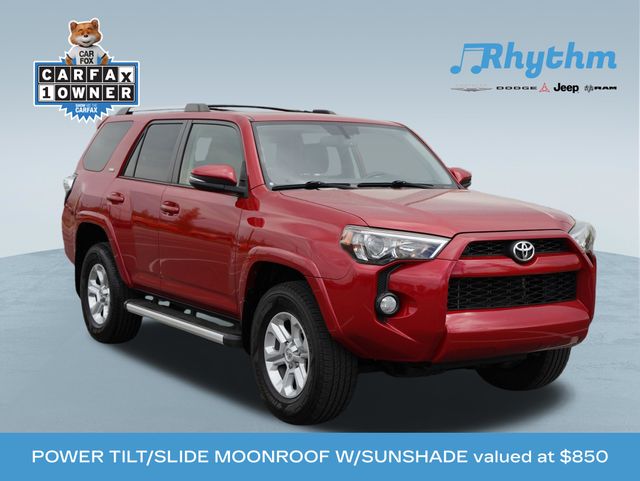 Barcelona Red Metallic 2019 Toyota 4Runner SR5 Premium 4WD SUV / Crossover Four-Wheel Drive 5-Speed Automatic Overdrive