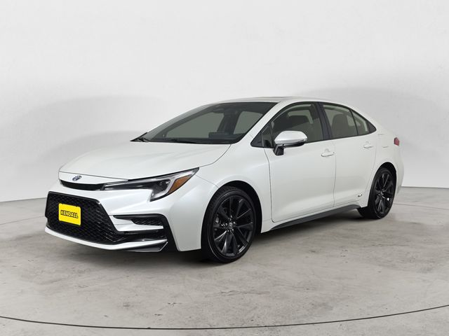 Pearl 2024 Toyota Corolla Hybrid Sedan All-Wheel Drive Continuously Variable Transmission