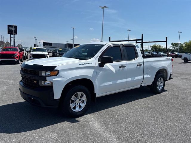 Summit White 2019 Chevrolet Silverado 1500 Pickup Truck Four-Wheel Drive 6-Speed Automatic Overdrive