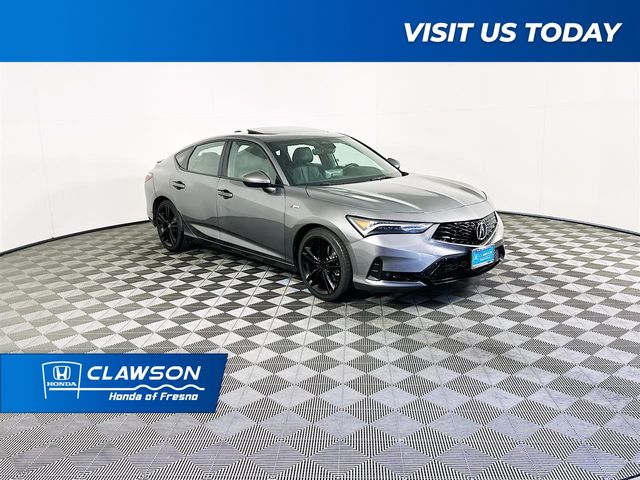Liquid Carbon Metallic 2023 Acura Integra FWD with A-SPEC Package Sedan Front-Wheel Drive Continuously Variable Transmission