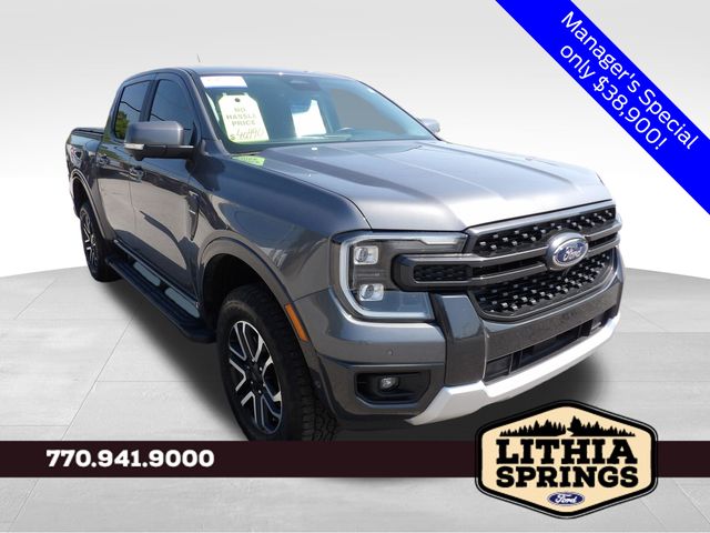 Gray Metallic 2024 Ford Ranger Pickup Truck Four-Wheel Drive Automatic