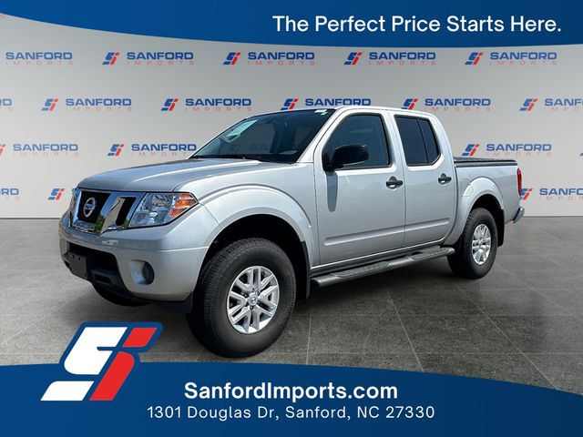 Brilliant Silver Metallic 2019 Nissan Frontier SV V6 Crew Cab 4WD Pickup Truck Four-Wheel Drive 5-Speed Automatic Overdrive