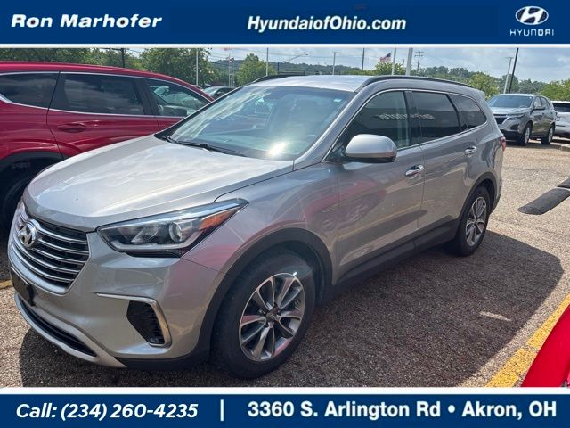 Silver 2017 Hyundai Santa Fe SUV / Crossover All-Wheel Drive 6-Speed Automatic