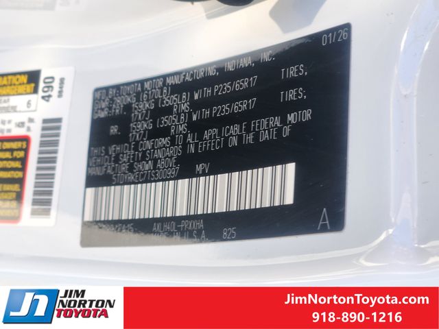 Used 2026 Toyota Sienna Van