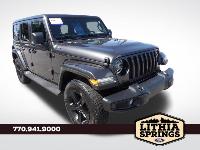 Crystal Metallic 2022 Jeep Wrangler Unlimited Sahara Altitude 4WD SUV / Crossover Four-Wheel Drive 8-Speed Automatic