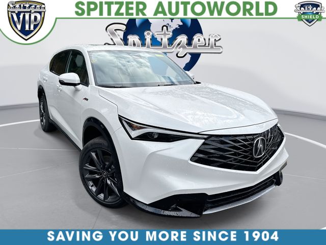2026 Acura ADX A-Spec Package Silver at Spitzer Acura
