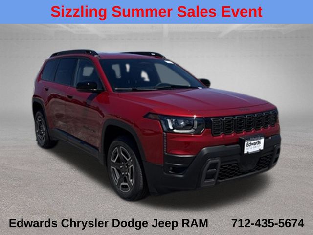 Red Hot Pearlcoat 2026 Jeep Cherokee SUV / Crossover Four-Wheel Drive Continuously Variable Transmission