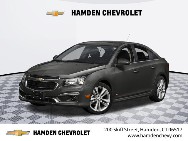 Gray (Tungsten Metallic) 2016 Chevrolet Cruze Sedan Front-Wheel Drive 6-Speed Automatic Overdrive