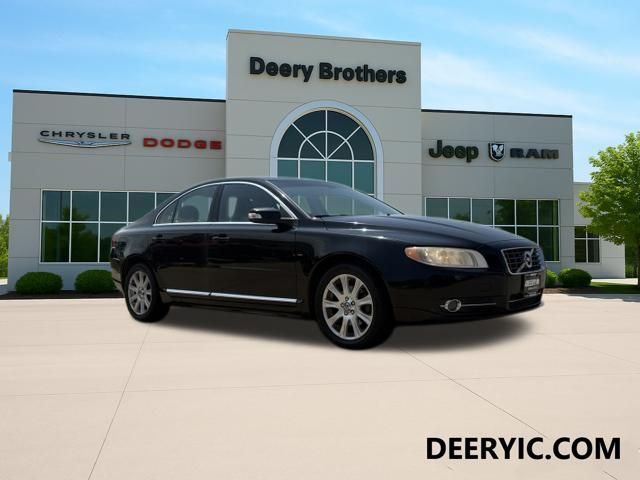 Black 2010 Volvo S80 Sedan Front-Wheel Drive 6-Speed Automatic