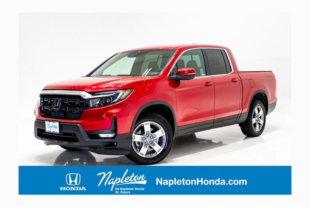 Radiant Red Metallic II 2025 Honda Ridgeline Pickup Truck All-Wheel Drive 9-Speed Automatic