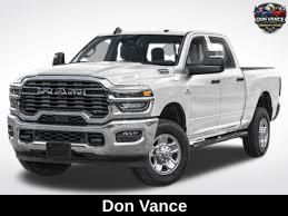 Bright White Clearcoat 2024 RAM 2500 Laramie Crew Cab 4WD Pickup Truck Four-Wheel Drive 6-Speed Automatic