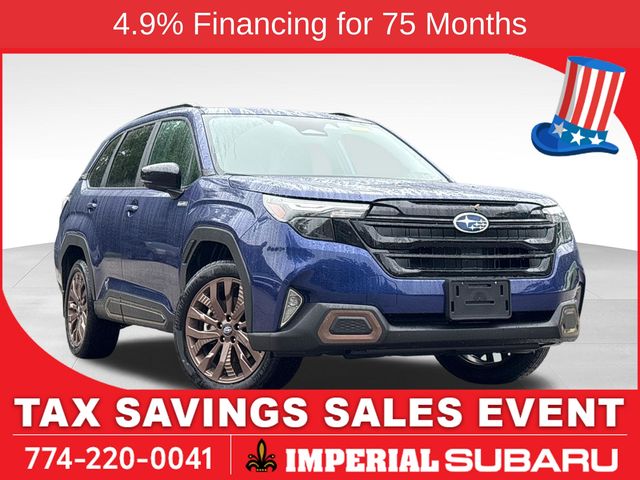 Sapphire Blue Pearl 2026 Subaru Forester Hybrid SUV / Crossover All-Wheel Drive Continuously Variable Transmission
