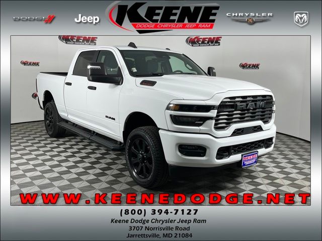 Bright White Clearcoat 2025 RAM 2500 Pickup Truck Four-Wheel Drive 8-Speed Automatic