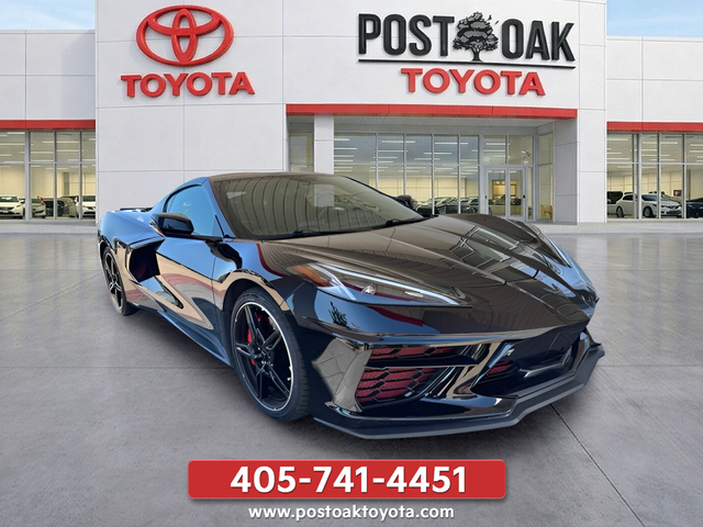 Black 2021 Chevrolet Corvette Coupe Rear-Wheel Drive 8-Speed Dual Clutch